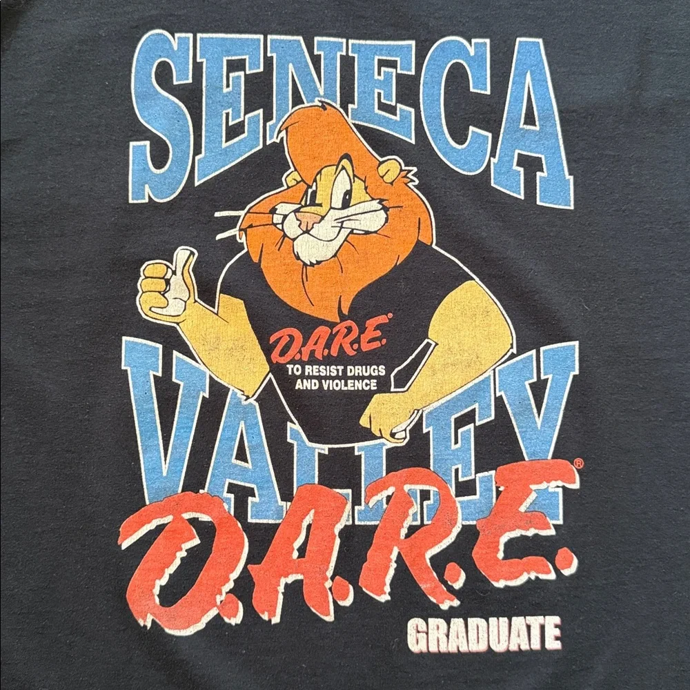 90’s D.A.R.E. To Resist Drugs And Violence Vintage T-Shirt - Picture 2 of 8